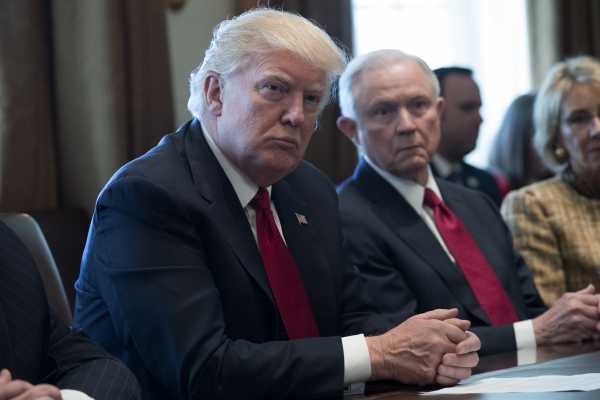 Trump attacks Jeff Sessions over House Republicans indicted for financial crimes