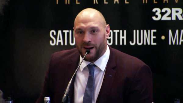 Tyson Fury confirms comeback fight - and sends warning to Anthony Joshua
