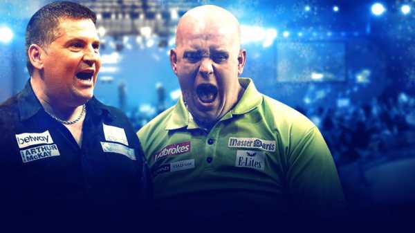 Michael van Gerwen and Raymond van Barneveld discuss their rivalry ahead of Premier League darts clash