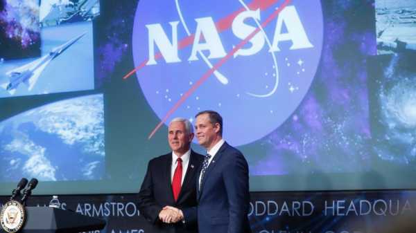 New NASA boss gets 'hearty congratulations' from space