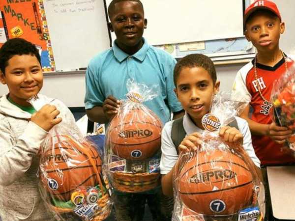 Teacher raises enough money to buy Easter baskets for 3 5th-grade classes