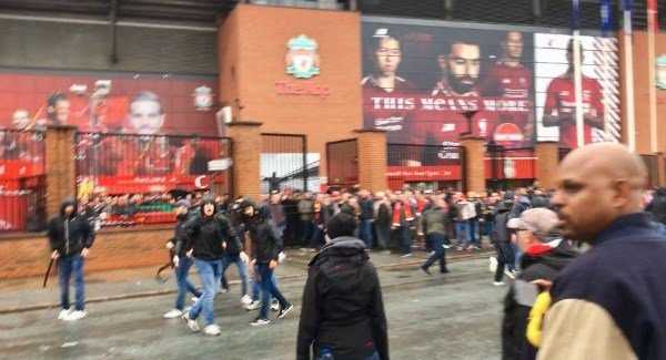Daily Express apologises and suspends journalist over Anfield violence article