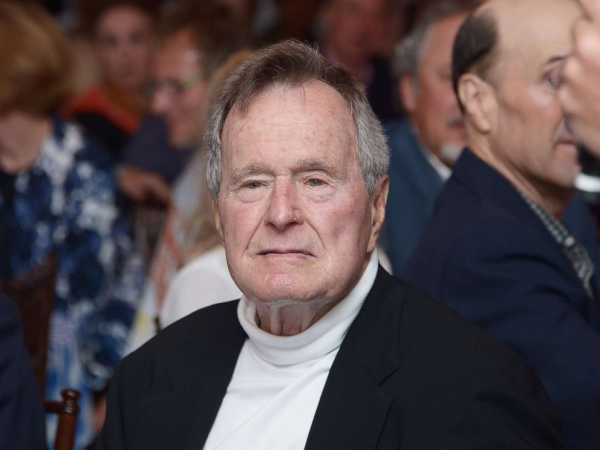 President George H.W. Bush hospitalized with blood infection
