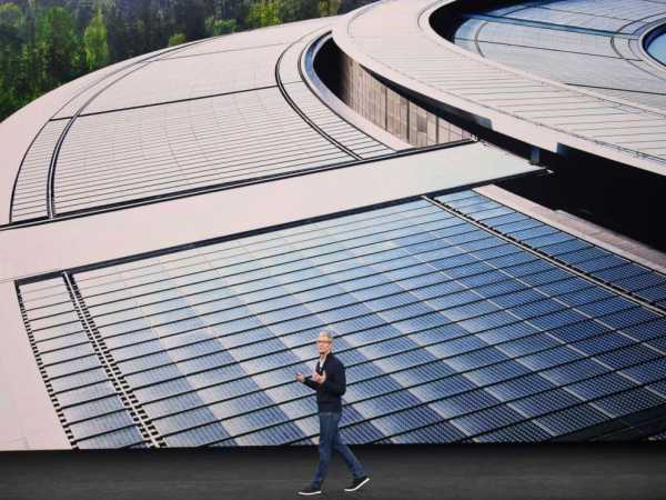 Apple becomes latest company to go 100 percent green