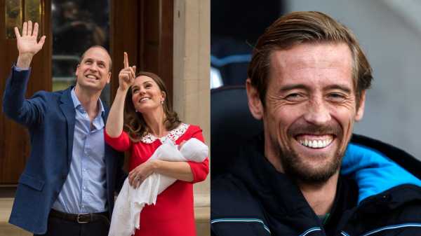 Can you guess the joke Peter Crouch just made about the royal baby’s arrival?