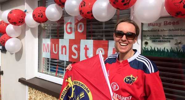 Limerick turns red in homage to Munster rugby heroes
