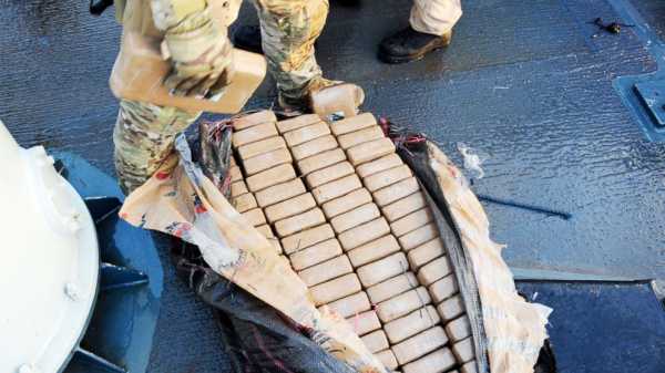 US Coast Guard and Canadian forces seize 12 tons of cocaine 