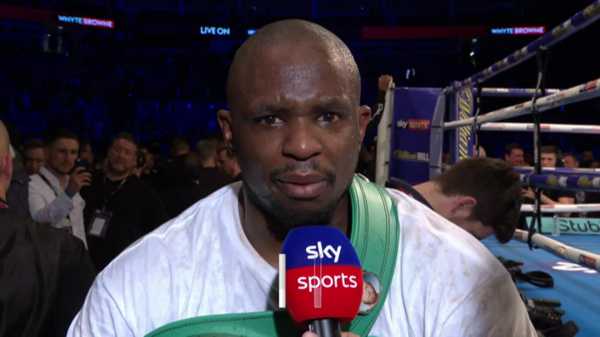 Dillian Whyte feels betrayed after WBC denied him a mandatory title fight with Deontay Wilder