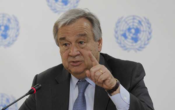 UN Secretary-General Urges Member States to Avoid Escalation in Syria