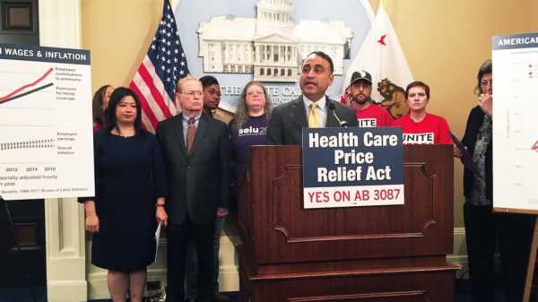 California bill would create health care price controls