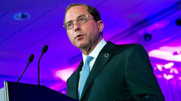 HHS secretary recovering from painful intestinal condition