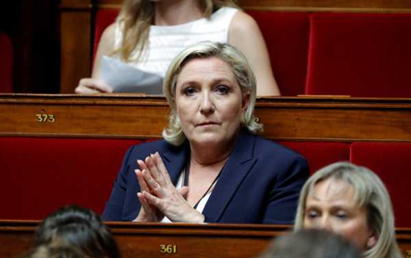 French NF Party Leader Marine Le Pen Proposes Alternative Tough Immigration Bill