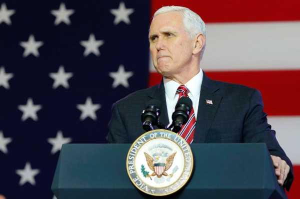 Vice President Pence departs for South America trip in Trump's place