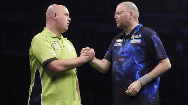 Michael van Gerwen and Raymond van Barneveld discuss their rivalry ahead of Premier League darts clash