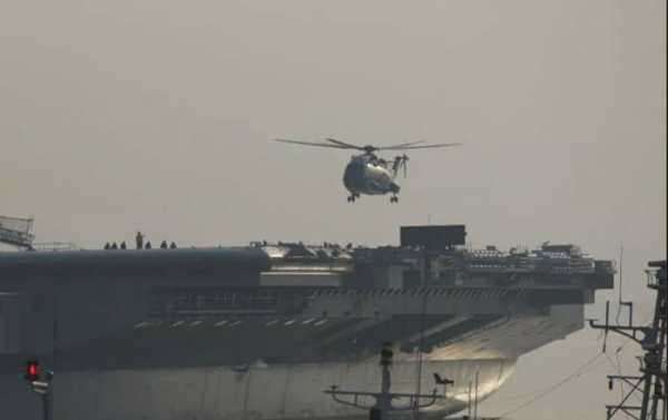 Transport Helicopter Tests Out Beijing’s Newest Aircraft Carrier (PHOTOS)