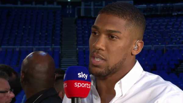 Anthony Joshua preference to fight Deontay Wilder to be discussed in Tuesday 'catch up'