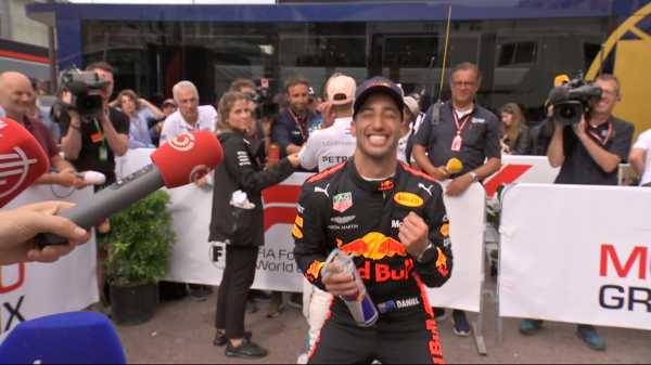 Monaco GP: Daniel Ricciardo hangs on for victory in wounded Red Bull