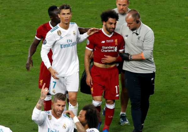 Injured Mo Salah left Champions League final in tears and fans cried with him
