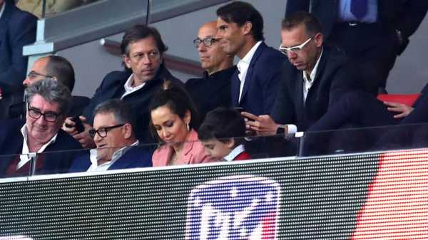 Rafael Nadal defends wearing an Atletico Madrid shirt during Europa League tie with Arsenal
