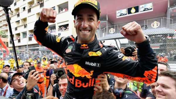 Monaco GP: Daniel Ricciardo hangs on for victory in wounded Red Bull