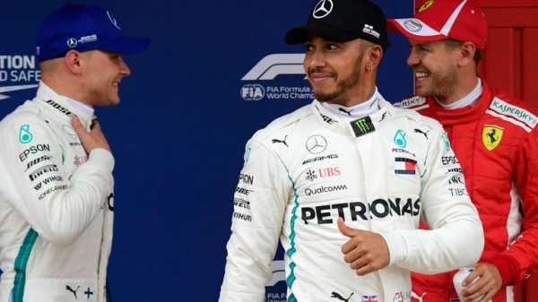 Spanish GP Qualifying: Lewis Hamilton heads Mercedes one-two for pole, Sebastian Vettel third