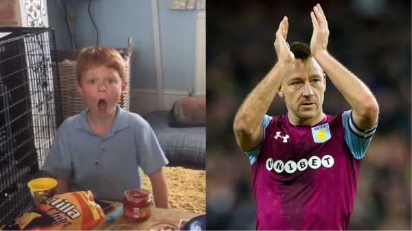 The priceless moment a young Villa fan discovered he’ll be a Wembley mascot