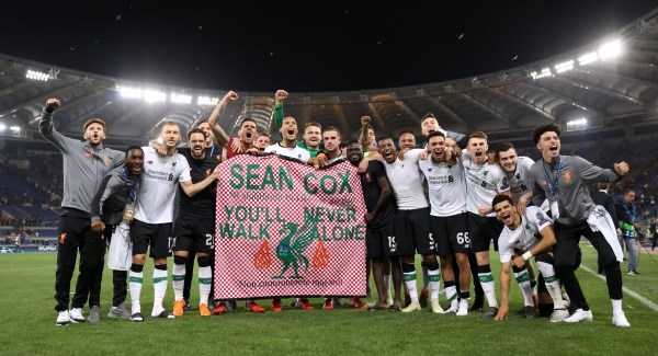 Sean Cox's family express thanks for 'huge number of messages and gestures of support'
