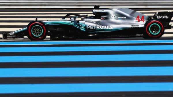 French GP Practice Two: On-song Lewis Hamilton at the double for Mercedes, Ferrari off the pace