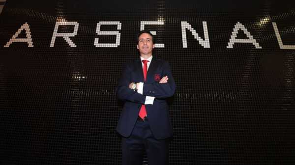 Who are the new faces in Unai Emery's backroom staff at Arsenal?