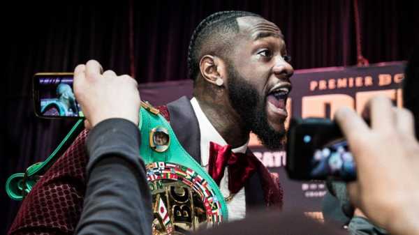 Deontay Wilder can still agree to face Anthony Joshua at Wembley in April, says Eddie Hearn