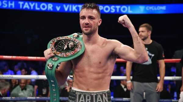 Josh Taylor earns title fight after Viktor Postol victory in Glasgow