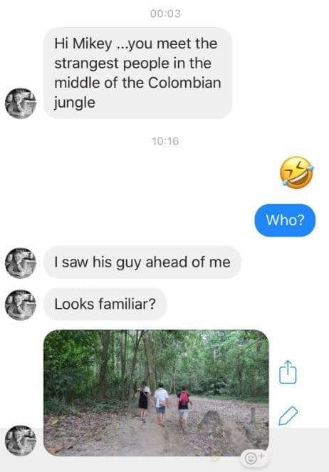 This Manchester United fan bumped into Juan Mata in a Colombian jungle