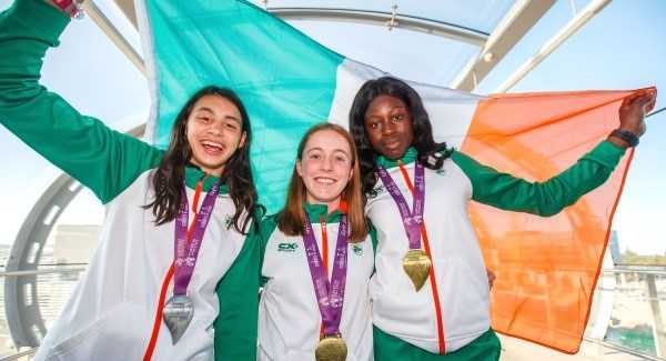 Ireland's U18 European Athletics heroes welcomed home in fitting fashion