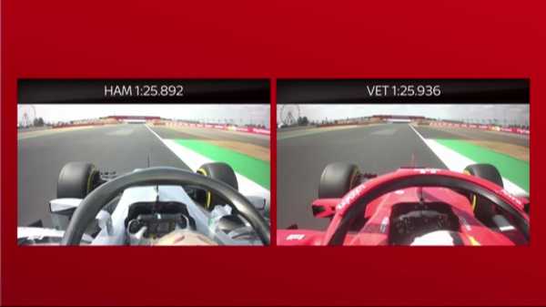 British GP Qualifying: Lewis Hamilton beats Sebastian Vettel to pole
