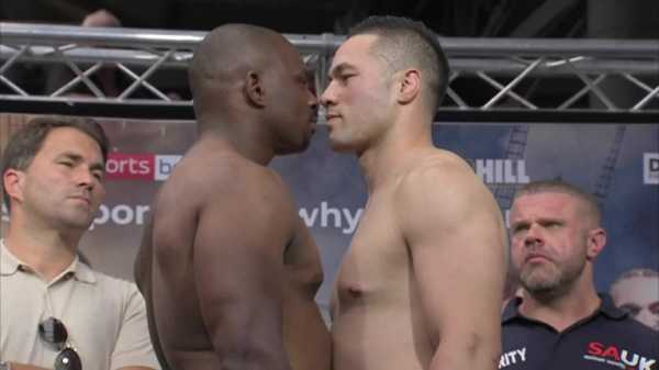 Whyte vs Parker: Weigh-in may reveal how Dillian Whyte & Joseph Parker approach fight