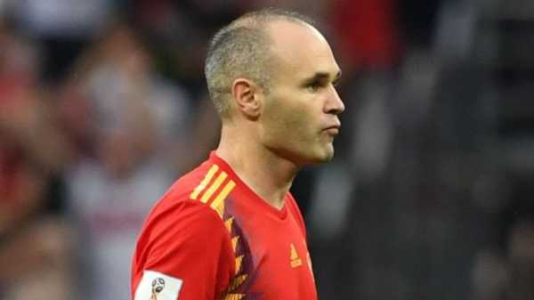 Spain's Andres Iniesta retires from international football following World Cup exit