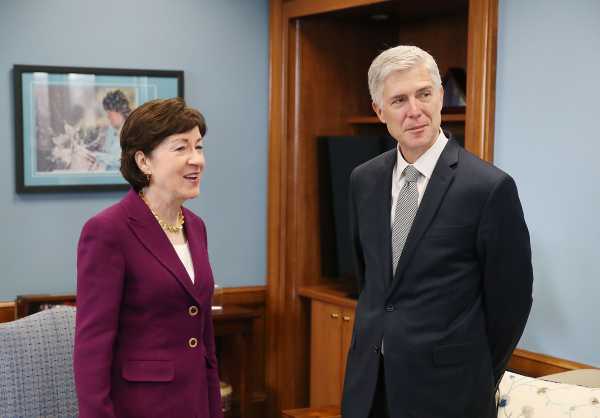 Susan Collins says she won’t support a Supreme Court nominee who’s hostile to Roe v. Wade
