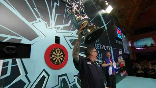 Gary Anderson wins maiden World Matchplay title at the Winter Gardens in Blackpool