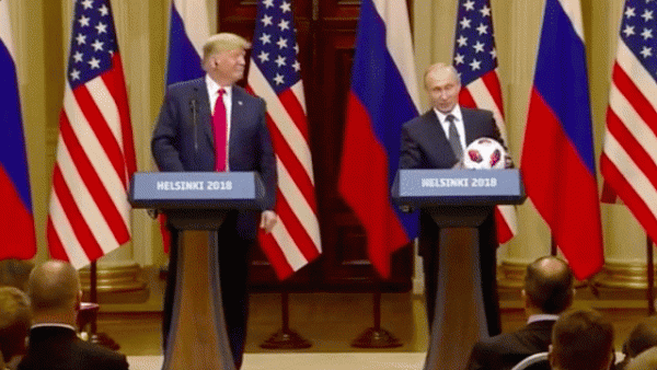 Putin may have given Trump a soccer ball with a microchip in it. It’s not what you think.