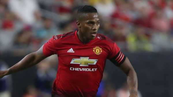 Antonio Valencia suffers suspected calf injury during Manchester United pre-season friendly 