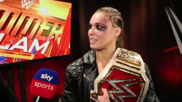 Ronda Rousey wins WWE title at SummerSlam