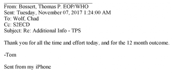 New documents: White House persuaded DHS to cut short Nicaraguans’ humanitarian protection