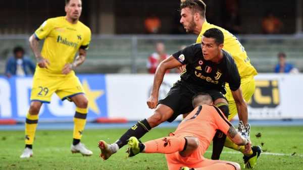 Cristiano Ronaldo had a difficult Serie A debut for Juventus against Chievo