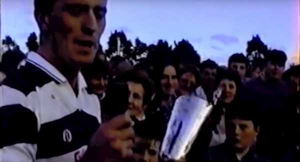Watch: John Kiely's passionate speech after winning county title with Galbally in 1995