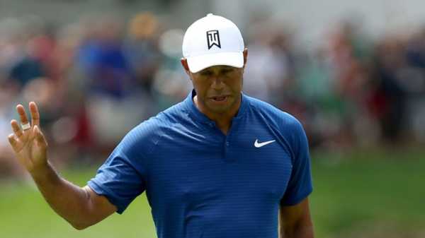 Tiger Woods happy to grind it out on encouraging first day at Firestone