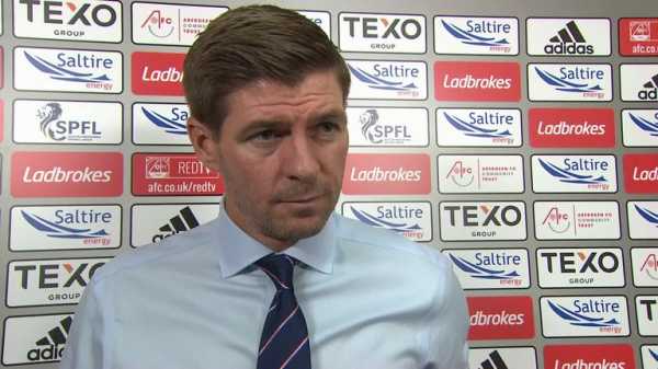 Harsh lessons in Steven Gerrard's first real test as Rangers manager as Aberdeen earn late point