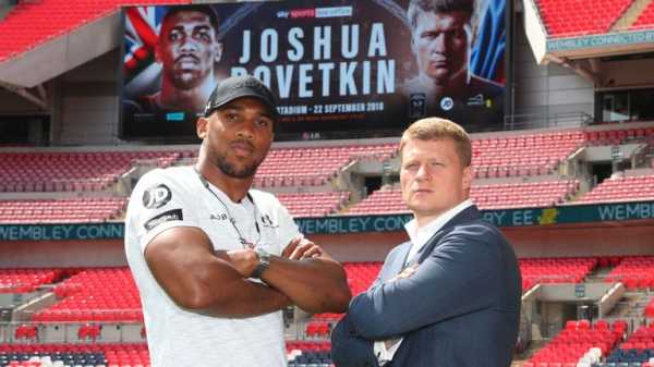Joshua vs Povetkin: Pair line-up sparring partners