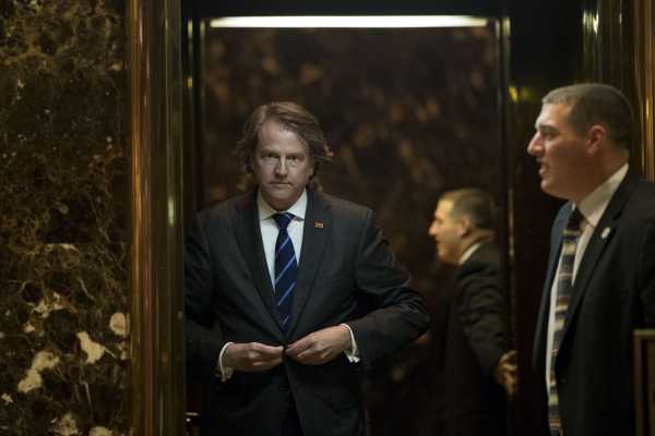 Trump denies McGahn’s exit had anything to do with Russia investigation