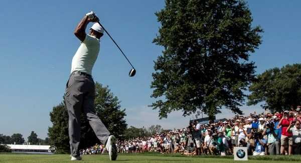 Tiger Woods and Rory McIlroy slip down BMW Championship leaderboard