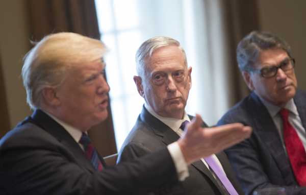 Trump is reportedly souring on Defense Secretary Jim Mattis